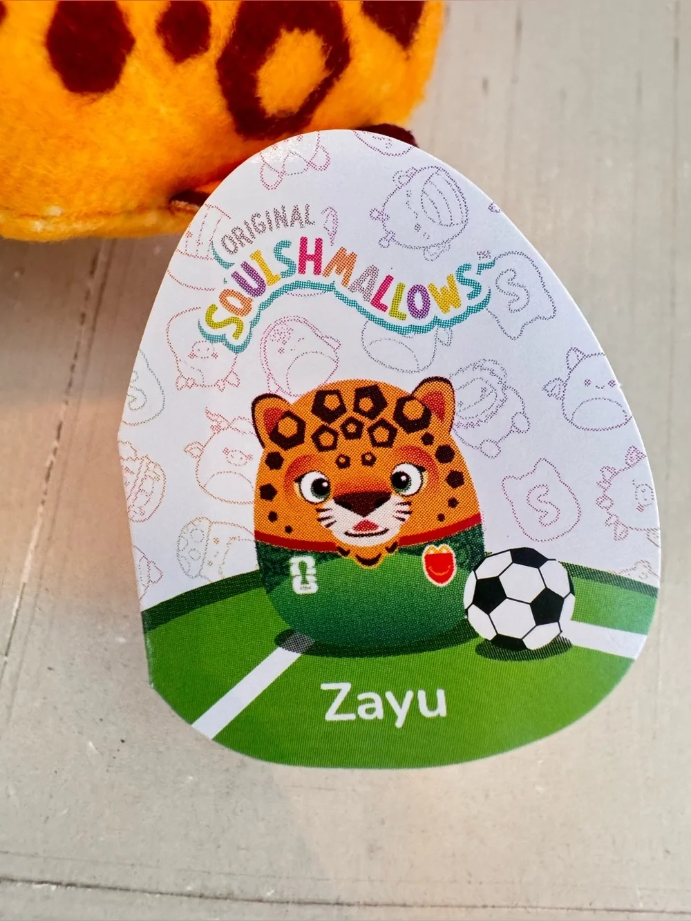 McDonald’s FIFA World Cup 2026 Zayu the Jaguar Squishmallows Plush #4 – New